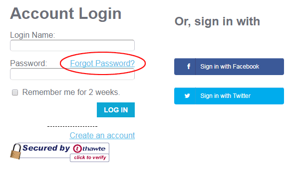 My Account – WILDWOODS